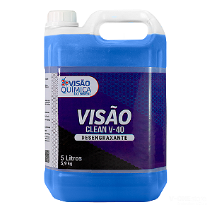 DESENGRAXANTE ALCALINO VISAO CLEAN V-40 5 LTRS VISAO QUIMICA