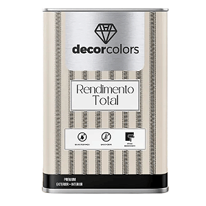 Tinta Premium Rendimento Total - Decor Colors 21,5kg - Cor Branco