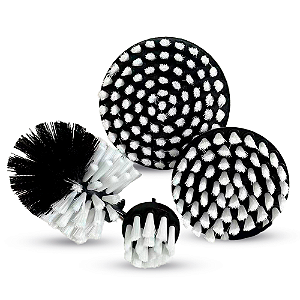 JG ESCOVA ROTATIVA 4 PCS CERDAS MACIAS