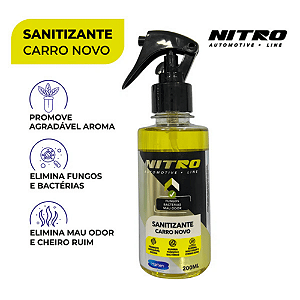 SANITIZANTE CARRO NOVO NITRO 200ML