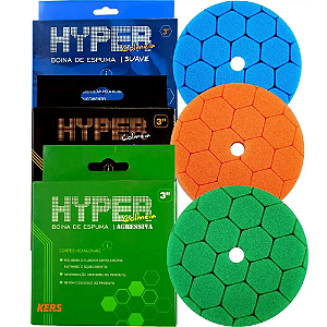 KERS KIT DE BOINAS HYPER 3UN - CORTE - LUSTRO E REFINO 3"