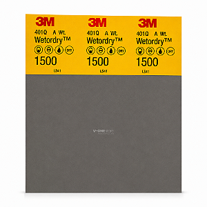 LIXA D'AGUA 3M GRÃO 1500 225x275mm (401Q)