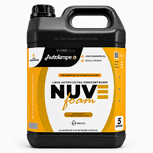 NUVE FOAM 5L - LAVA AUTOS NEUTRO COM SiO2 1:600