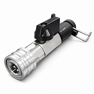 REGISTRO DE ESFERA COM ENGATE RÁPIDO 1/4" INOX COM INSERTO BOSCH / STIHL / NILFISK