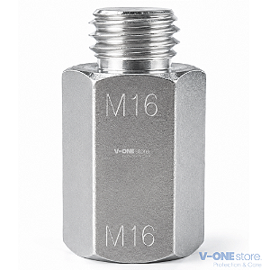 ADAPTADOR M16/M16 MACHO FÊMEA PARA POLITRIZ ROTATIVA BOINÃO DE LÃ