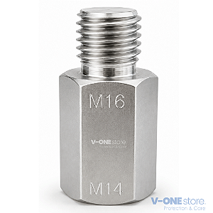 ADAPTADOR M16/M14 MACHO FÊMEA PARA POLITRIZ ROTATIVA BOINÃO DE LÃ
