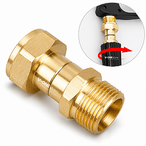 ADAPTADOR GIRATÓRIO ANTI-TORÇÃO M22X15 PARA LAVADORA DE ALTA PRESSÃO