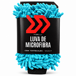 LUVA DE MICROFIBRA AZUL DOUBLE SIDE AUTOAMERICA