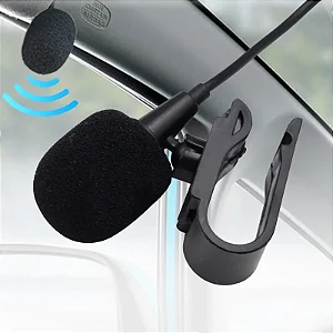 Microfone P2 Automotivo Rs-120mic Para Carros