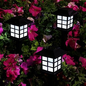 LED lighting solar garden lights