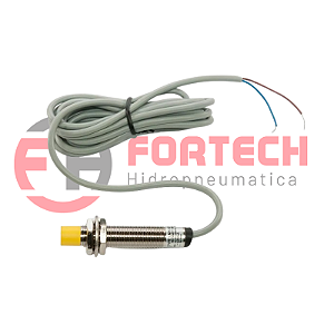 Sensor Indutivo 1na M12 110 220v 4mm 2 Fios Sibratec Lm12