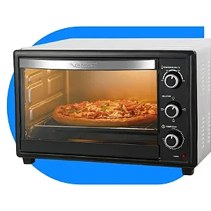 Forno Elétrico Best 50L Preto e Branco