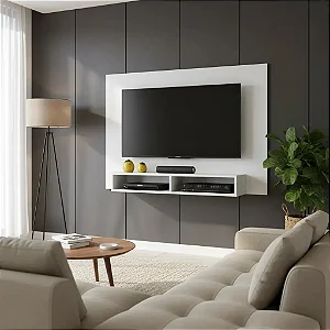 Painel Eros Freijo Trend Off White para TV