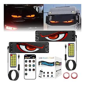 Olhos de LED 12x60cm