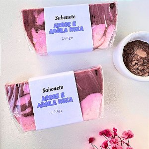 Sabonete de Arroz e Argila Roxa