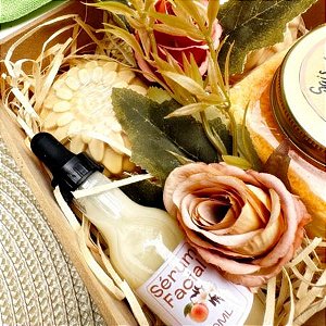 Kit 2 Cuidados Pêssego & Vanilla com Sérum e Sabonetes