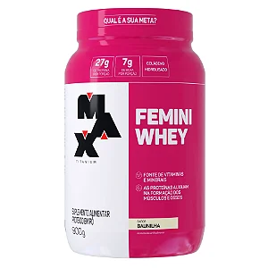 WHEY FEMININO 900g - MAX TITANIUM