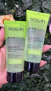 Sabonete Facial New Face Anti Oleosidade Porán  100g