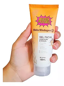 Gel Facial Efeito Blindagem Super Poderes 100ml