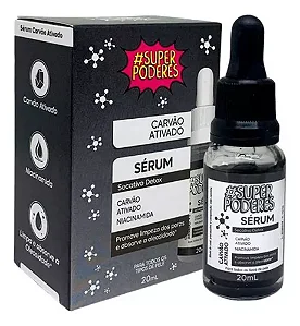 Sérum Facial Carvão Ativado Super Poderes 20ml