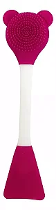 Pincel de Silicone Urso Para Limpeza Facial