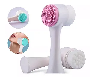 Escova de Limpeza Facial Massageadora 2 em 1 Mandala