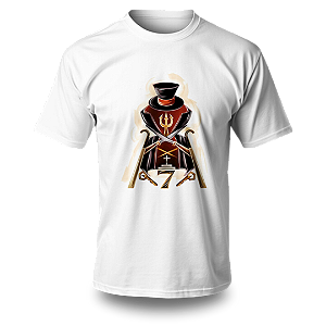 Camiseta Umbanda - Estampa Esquerda Exu 7