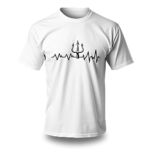 Camiseta Umbanda - Estampa Esquerda Tridente
