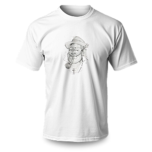 Camiseta Umbanda - Estampa Pretos Velhos Rosto