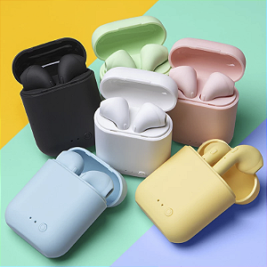 Fone De Ouvido Sem Fio I12 Bluetooth Com Microfone