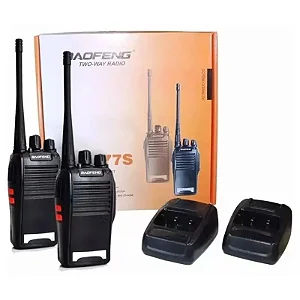 Kit Rádio Comunicador Baofeng 777S