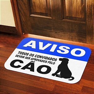 Tapete Decorativo Aprovados pelo Cão