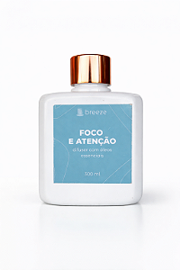 Difusor de ambiente com óleos essenciais - Foco e atenção  300ml