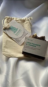 Sabonete  artesanal Coco Palmiste e Lavanda  90g