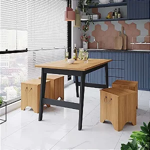 Conjunto Aurora com Bancos kim