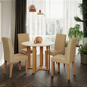 Conjunto Sala de Jantar Flora 1,10m