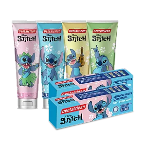 Gel com Flúor - Stitch Infantil 104g - DentalClean