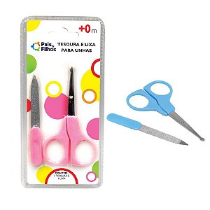 Tesoura e Lixa de Unhas - Bebês