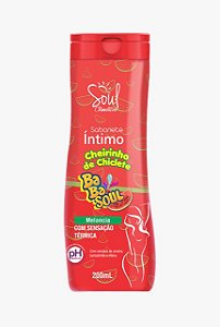 Sabonete Íntimo Cheirinho de Chiclete Melancia Soul Cosméticos 200ml