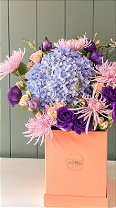 Box Floral Quadrado M