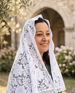 Véu Católico Salve Maria