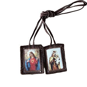 Escapulário de pano Nossa Senhora do Carmo