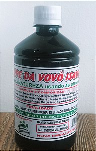 Xarope da vovó 400ml - Embalagem de plástico