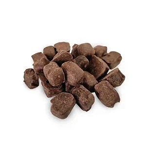 Banana passa  com chocolate meio amargo