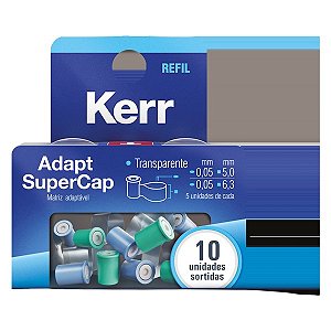 Adaptador para Matriz Supercap Transparente 10 Unidades - Kerr