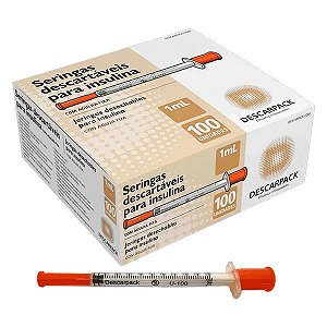 Agulha para Seringa Insulina 13x45 - Descarpack