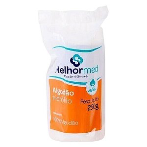 Algodão Hidrófilo 250g - Melhor Med