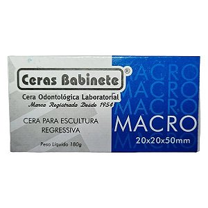 Cera em Bloco Macro para Escultura Azul 10 Un - Ceras Babinete