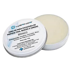 Cera para Prótese Fixa Branca Lata 50g - Lysanda