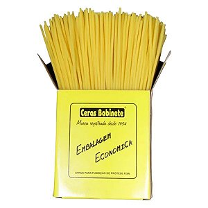 Cera Sprus 4mm 500g Amarelo - Ceras Babinete
